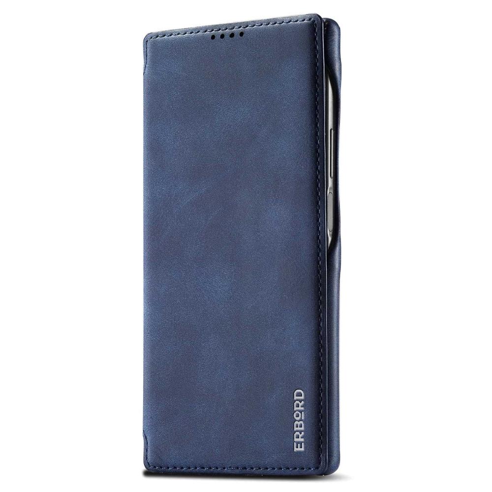 Flip Case for Samsung Galaxy S23 Ultra, ERBORD Retro, Blue