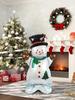 1pc Christmas Snowman Balloon, 4D Standing Foil Balloon, Suitable for Christmas Party Decoration Supplies