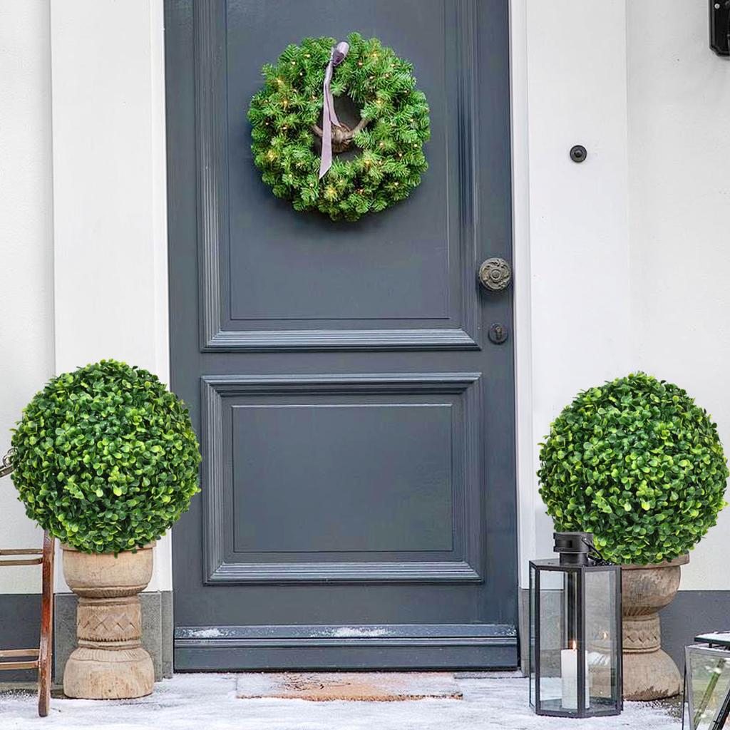 2 Packs Of Artificial Tree Milan Grass Balls Simulated Pruning Balls For Home Decoration