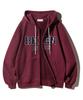 Bakken Bken 1583 Zip-Up Hoodie Bk7990_Wine