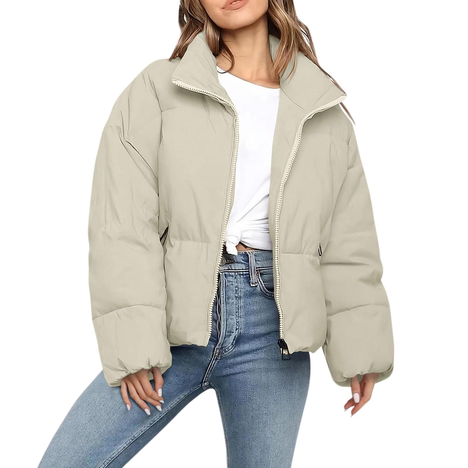 

Женское осеннее теплое пальто с принтом на пуговицах, легкое пальто, осеннее пальто XL белый