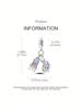 Copper Colors Art Festival Painting Boardbeads Charm Pendant For Original Bracelet For Women Diy Jewelry Love Gift