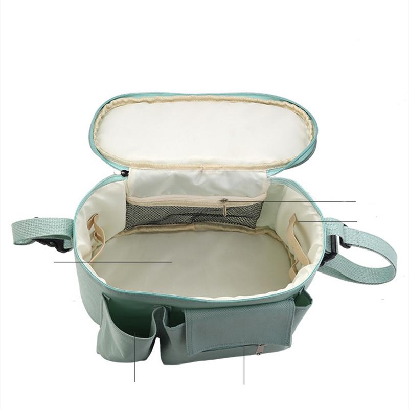 Kinderwagen-Korb, Aufbewahrungsorganisator, Isolierung, Baby-Wickeltasche, wasserdichte Mama-Tasche
