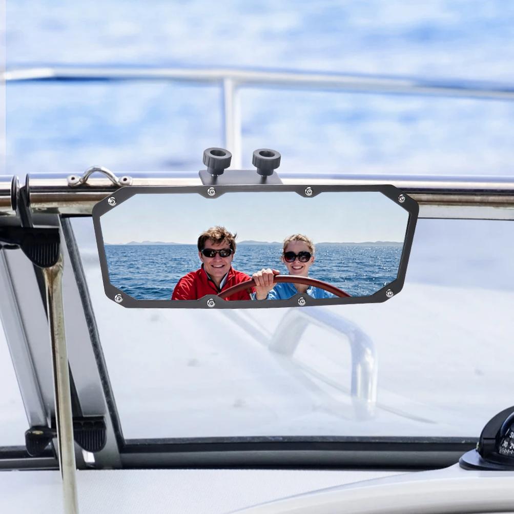 Valties galinio vaizdo veidrodėlis Jūriniai priedai Jet Ski Jachtai Valtims Galinio vaizdo veidrodėliai Asmeninės vandens transporto priemonės PWC Banglenčių sportui Universali Nauja