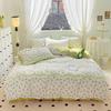 Langsha Wrinkled Washed Cotton 4-Piece Bedding Set