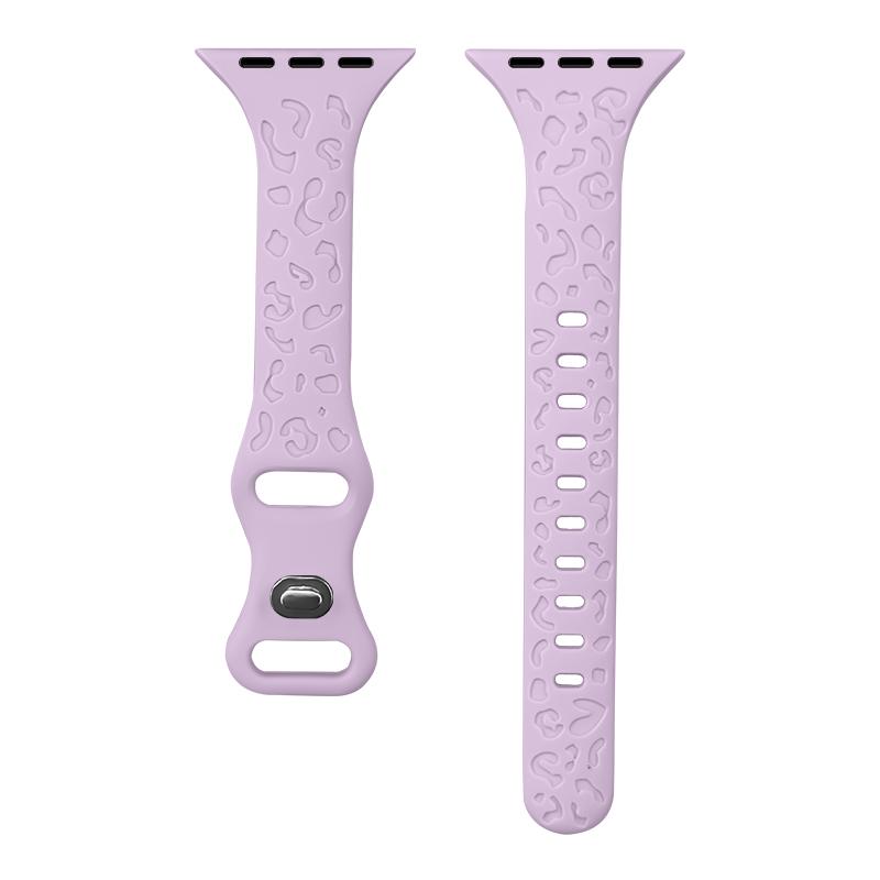 Engraved Strap For Apple Watch Bands 40mm 44mm 41mm 45mm 46 49mm Slim Silicone Bracelet Iwatch Series 9 8 7 3 Ultra 2 Se 10 Band