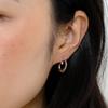 geegee [silver925] eddy hoop earring