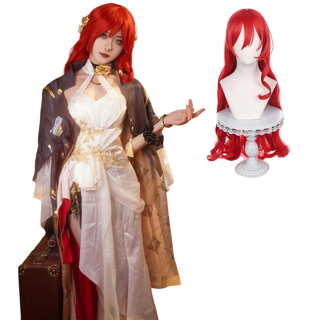 Houkai Star Seikyuu Beloburg Cosplay with Tanko Himeko Ingetsu Cosplay Seele Star Rail Tankou Adult Costume NOKIJP Rail Ren's Wig, Cosplay, Cosplay,
