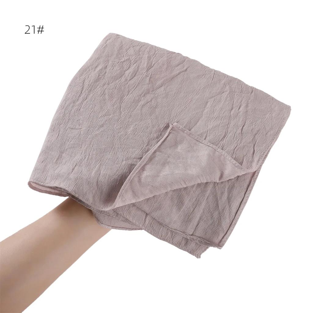 Women Premium Jersey Headbands Solid Clinket Hijab Scarfs Lady Muslim Hijab Head Wrap Scarves Fashion Long Scarf Shawls