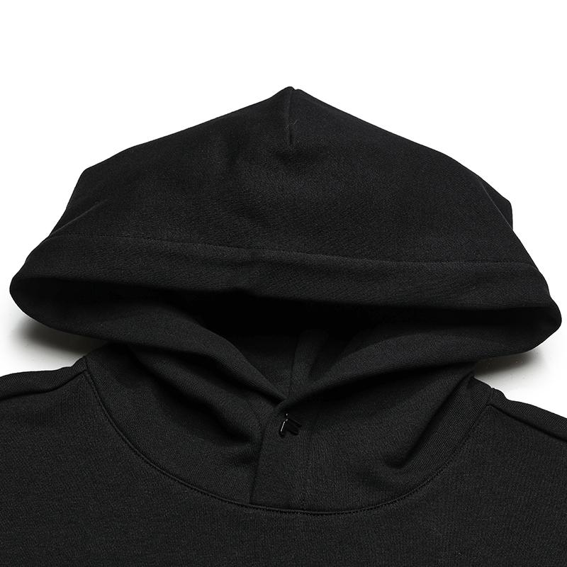 Fila Milano Series Classic Trendy Fashion Sports Versatile Printed Loose Knit Hoodie Men Hoodies F11M545202FBK