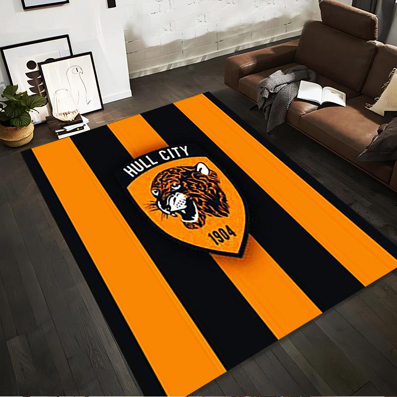 Hull City Tiger Logo Rug Non-slip