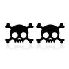 Stainless Steel Stud Earrings for Women Girls Fashion Minimalist Skull Ghost Earrings Jewelry Punk Cool Halloween Day Gifts