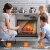 Kitchen Digital Food Thermometer 2 Probes with Bright Backlight for BBQ Grilling Oven Accurate Cooking