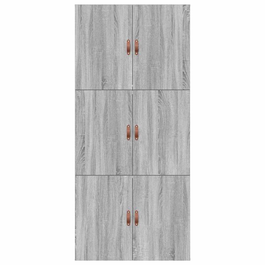 Storage Bed Frame with Grey Sonoma Finish 80 X 200 Cm