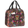 Mexican Sugar Skull Day Of The Dead Art Insulated Lunch Bags Women Resuable Thermal Cooler Food Lunch Box Outdoor Camping Travel