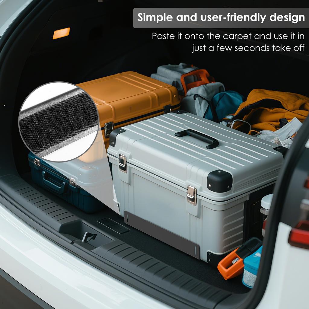 3Pcs Car Trunk Cargo Block Metal Luggage Fixation Trunk Organizer With Fastener Multifunctional Car Back Auto Trunk Fixed Tool