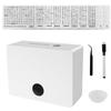 Money Saving Box Wooden Money Boxes One Piece Designed Money Boxes with Stickers Two Slots with Saving Goal and Numbers Boxes
