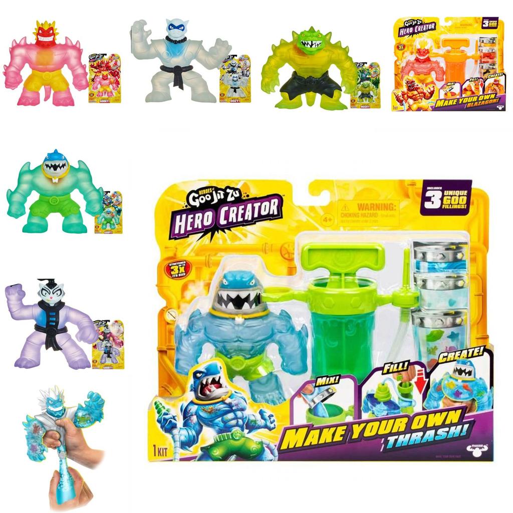 Cool Muscle Group Goo Jit Zu Hero Animal Series Stress Relief Toy Super Durable Squeeze Fun