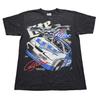 Vintage Rusty Wallace Miller Lite NASCAR T-Shirt Groß Schwarz Distressed Adler Unisex T-Shirt