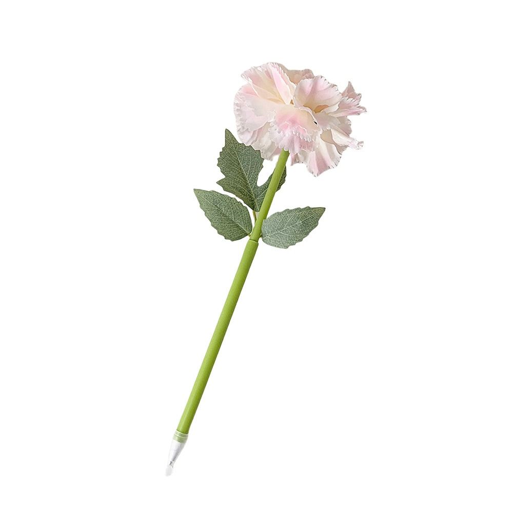 0.5mm Gel Pen Simulated Carnation Writing Pen New Roller Ball Pen Mother's Day