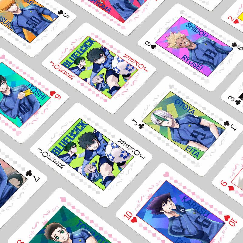 Anime Blue Lock Cosplay Board Game Cards Poker Toy Gift