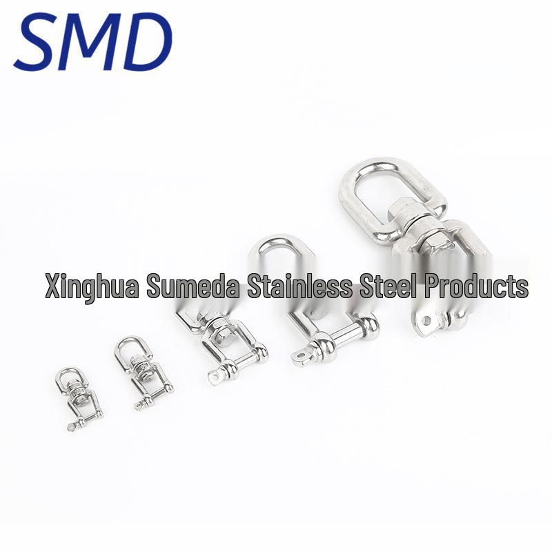 Stainless Steel 304 8-Shaped Rotating Chain Swivel Shackle Ring