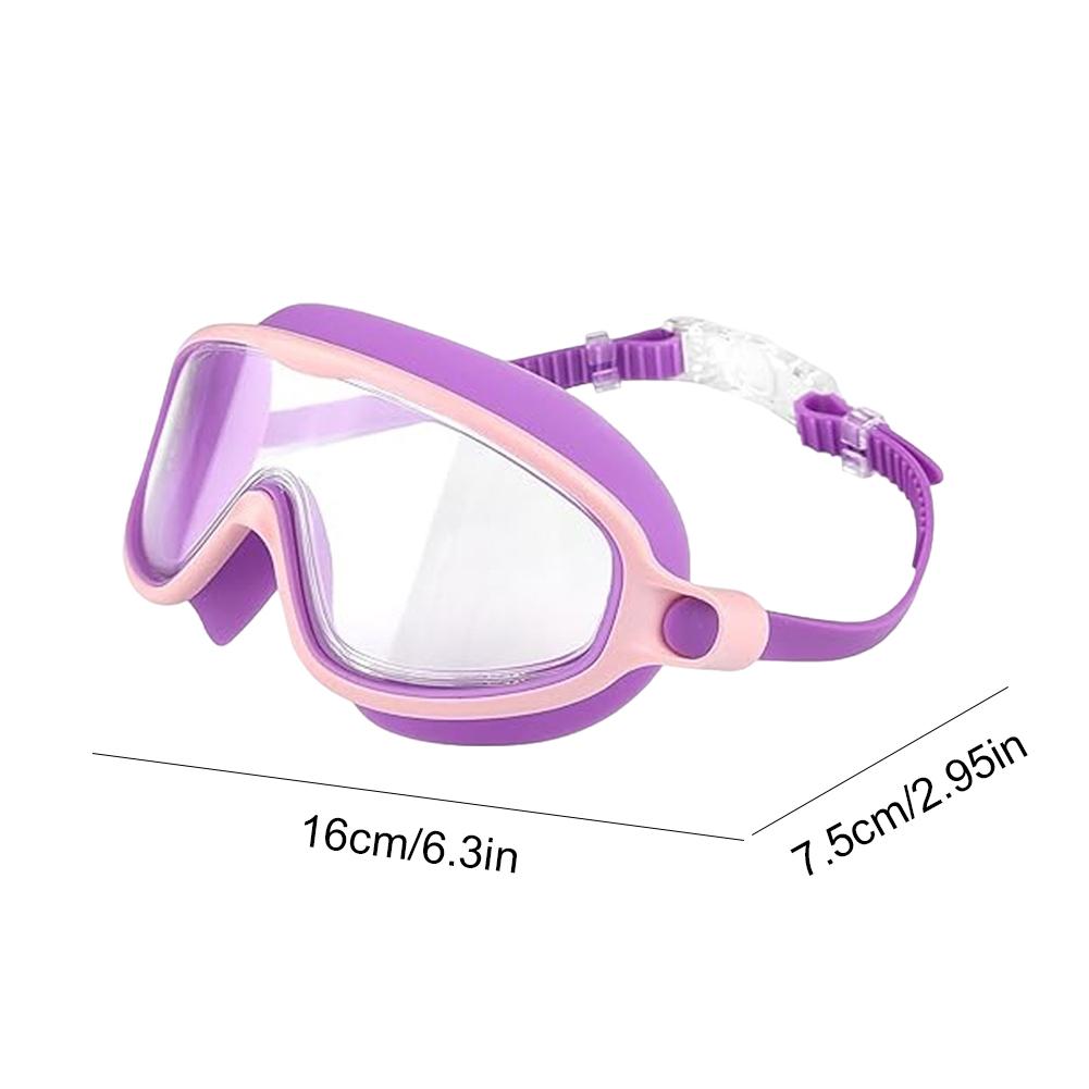 Kids Swimming Goggles No Leaking Swim Goggles with Ear Plugs Nose Clip for Children From 4 To 15 Years Old