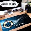Custom Name Mouse Pad Golden Club Atletico Emblem Mouse Pad Desk Mat, Non-Slip Rubber Backer Pad For Computer Notebook Gaming Mouse Pad Birthday Gift