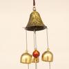 Dragon Phoenix Lucky Wind Chimes Multifunction Copper Alloy Bell Fengshui Bell Pendant for Door Window Wall Tree Decoration