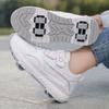 Kids 4-Wheel Roller Skates Shoes New Sneakers For Boy and Girls Outdoor Sport Skating Skates Shoes With Wheels