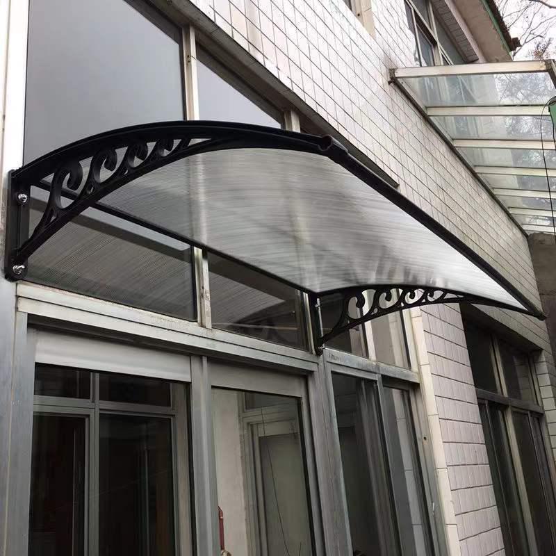 PC Sun Canopy Awning: Rainproof Shelter for Storefronts, Windows, Balconies, and Outdoor Air Conditioner Units