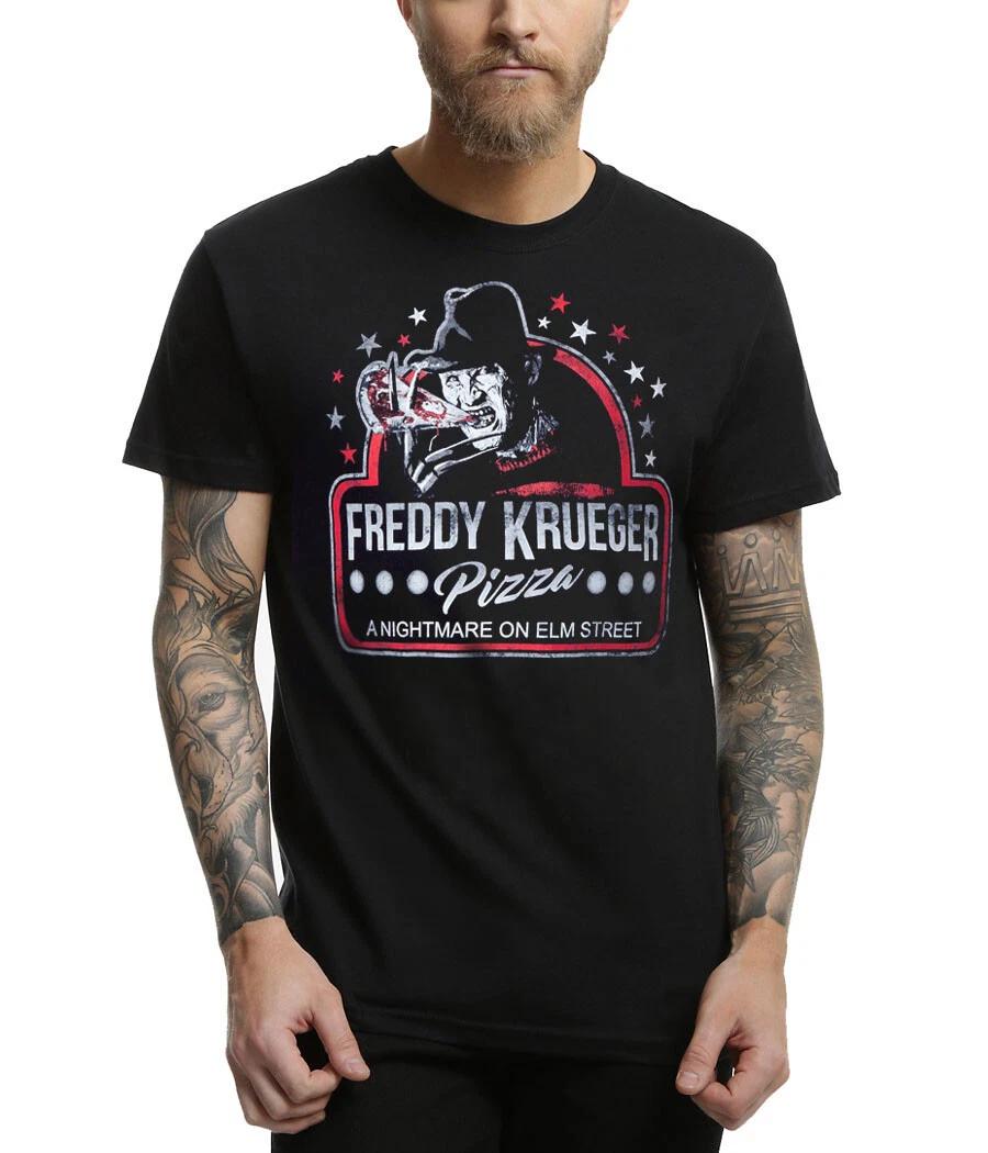 Nightmare on Elm Street Freddy Krueger Pizza T-Shirt M