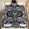 1PC Religion Print FlAannel Blanket, High quality Comfortable for All Seasons, Home Decor, Warmth and Comfort