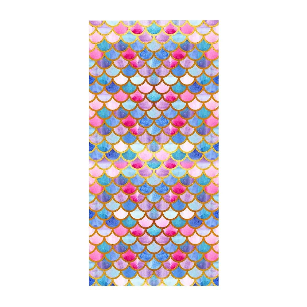 Fish Scales Large Bath Towels No Sand Free Quick Dry Towel Summer Swimming Xxl Beach Towel Surf Poncho Microfiber Bath Towel