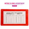 419Pcs/set Universal O-Ring Assortment Kit 32 Sizes Nitrile Rubber Seal Rings for Automotive Plumbing and Faucet Maintenance