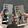 B-Banksy Art Graffiti Artist Soft Phone Case for Samsung Galaxy S26 S25 Edge S24 Ultra S23 Plus S22 S21 FE S20 Black Cover Back