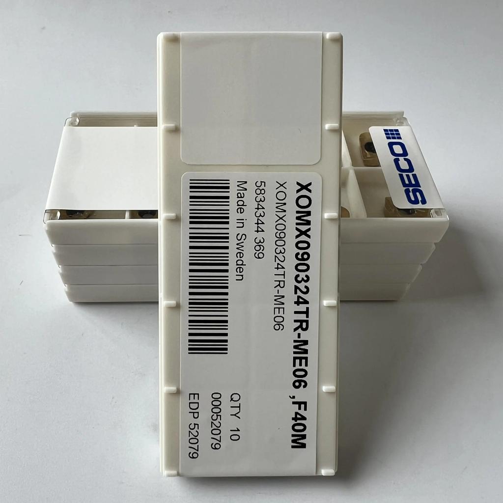 XOMX090324TR-ME06, F40M / Industrial Indexable Carbide Inserts 10 Pcs