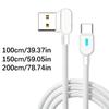 Durability Type C Fast Chargers Cable With 90Degree Angled Design For Smooth Gaming And Longevity Power Delivery Cord