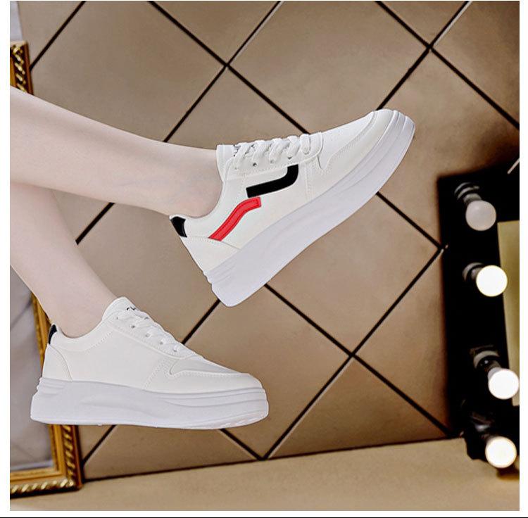 2025 Spring New Versatile Little White Shoes Women's Casual Sports Shoes Soft Baseplate Shoes Spring and Autumn Popular White Shoes Spring