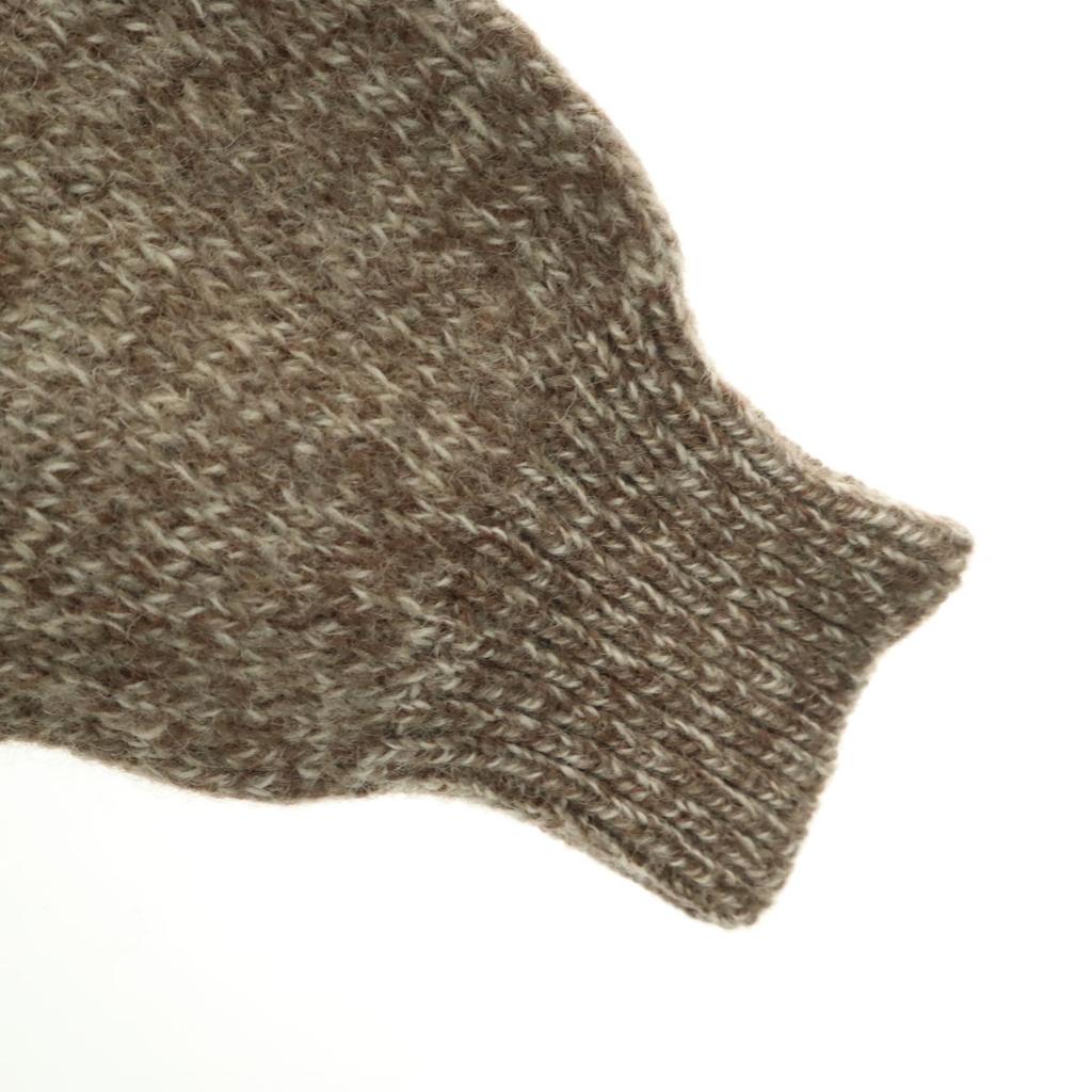 L.L.Bean 80s vintage Long sleeve Shawl collar sweater Brown Knit Outdoor Men's Used