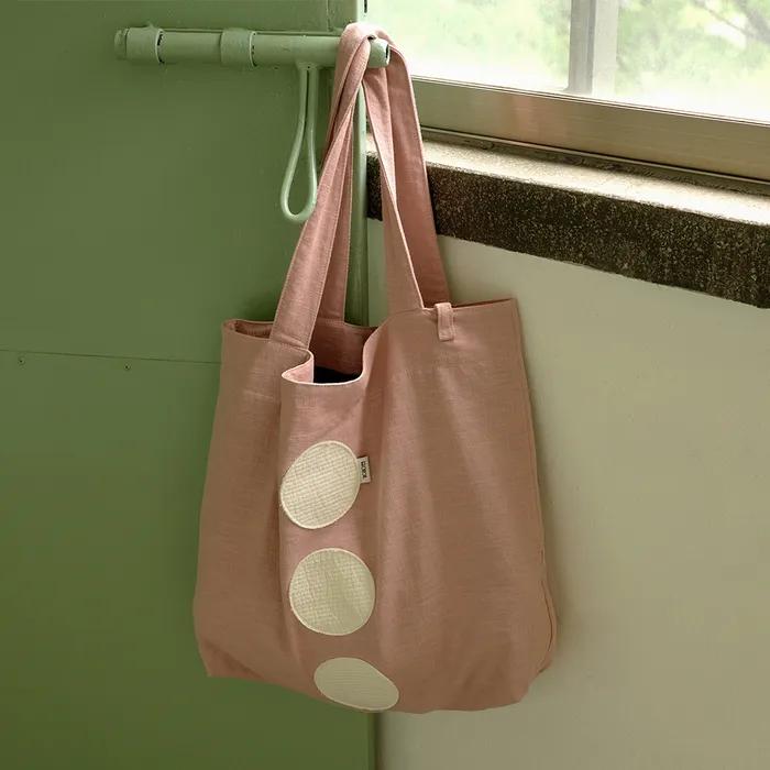 Punto Linen Shoulder Bag Pink