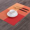 4/6/8/10Pcs Table Placemats PVC Non-slip Placemat For Dining Table Weave Mats Cup Coaster Kitchen Accessories Home Decor