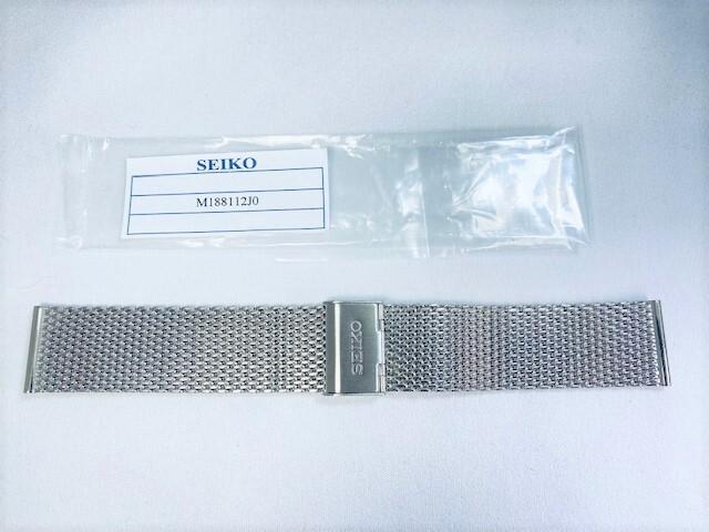 M188112J0 SEIKO 5 Sports 22mm Stainless Steel Bracelet for via SBSA015/ SBSA017/ SBSA019/ 4R36-07G0 (Ships Nekoposu)