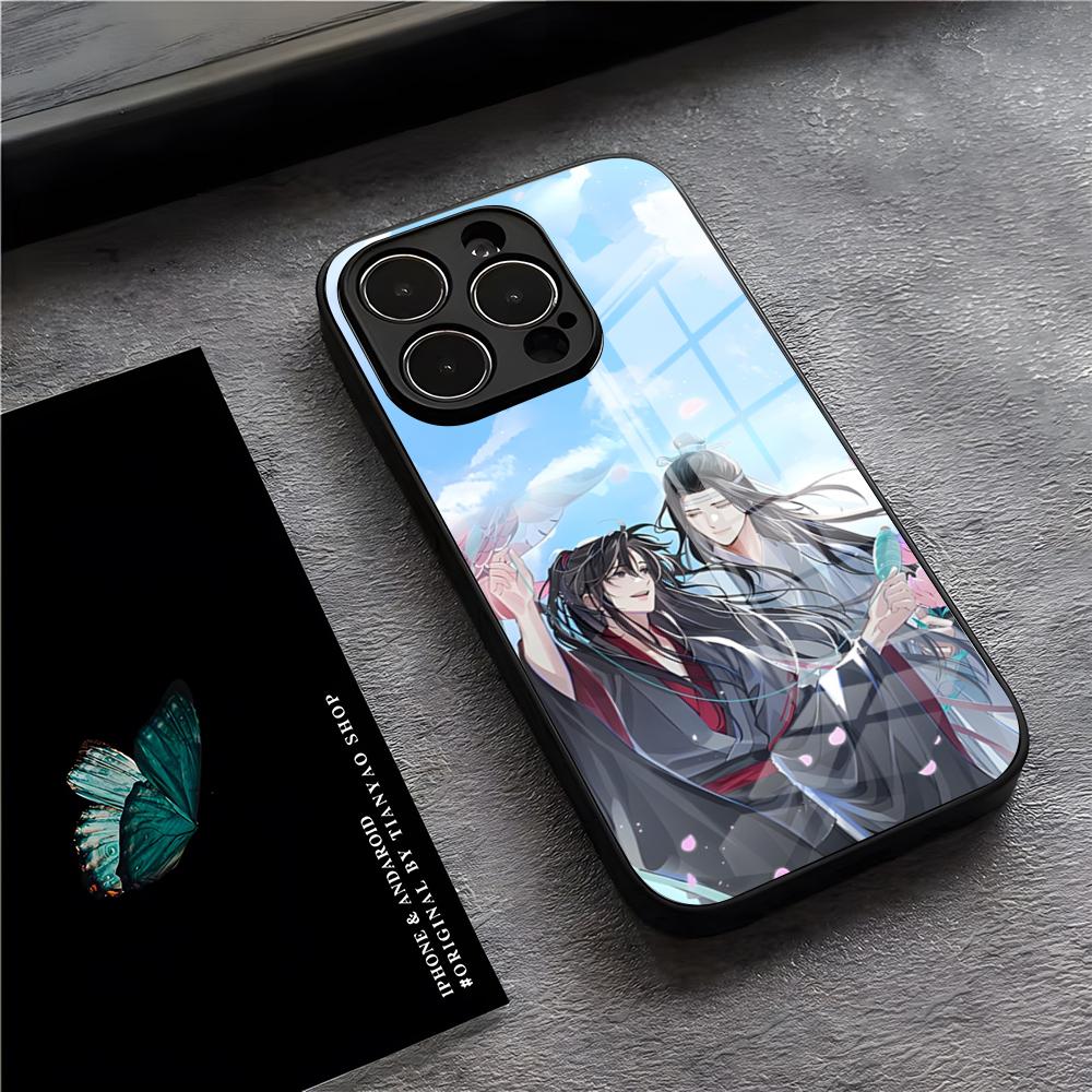 Mo Dao Zu Shi Phone Case For IPhone 17 Pro Max 15 Pro 16 14 Plus 12 13 Mini 11 Pro Shockproof Glass Cover