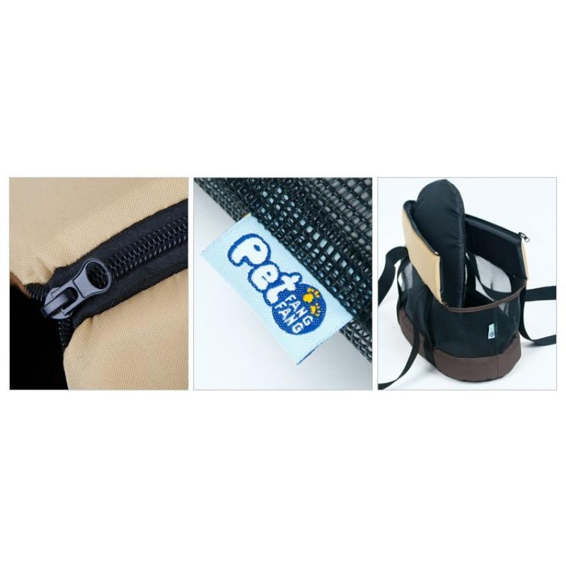 Skládací taška pro domácí mazlíčky se síťovinou - Lehká přenosná taška přes rameno pro malé psy a kočky Prodyšná kabelka pro venkovní cestování na jaře a v létě