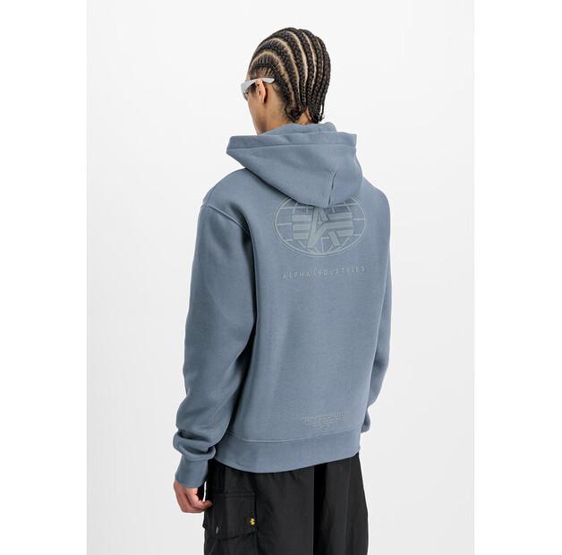Худи Alpha Industries World Logo Backprint Hoodie
