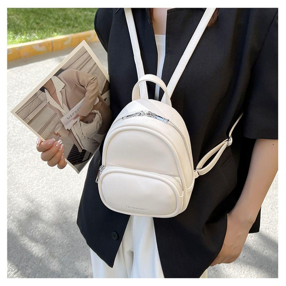 Platz Mini Rucksack Pu Leder Schulter Tasche Neue frauen Rucksack Teenager