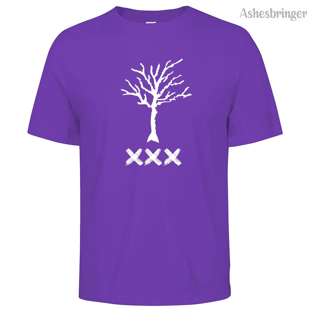 Camiseta de Algodão Masculina XXXTENTACTION Gola Redonda Casual Estilo de Rua Moda Tops Respiráveis para Homens e Mulheres