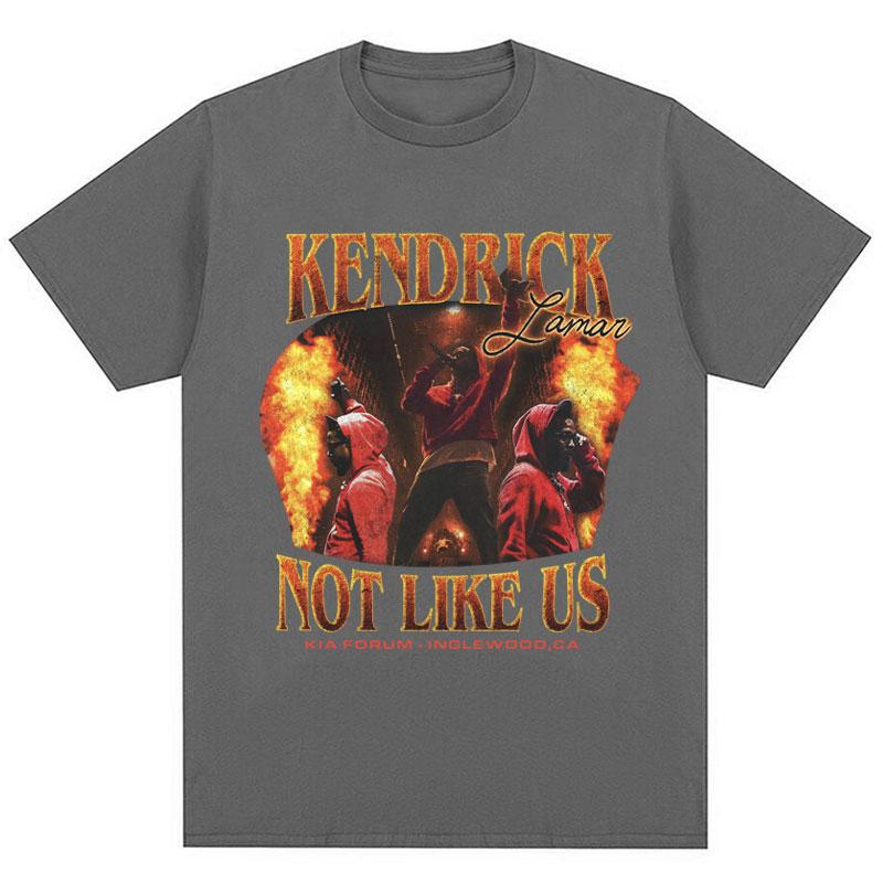 Kendrick Lamar Not Like Us Tshirt Fashion Unisex Unisex Harajuku Vintage Style Tshirt Cotton Oversized Hip Hop T Shirts Streetwear