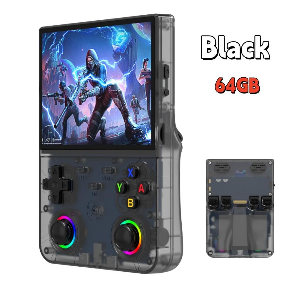 New R36 Ultra X Handheld Retro Video Game Console IPS Screen 128GB Preloaded Games Portable Pocket Player with Linux System
